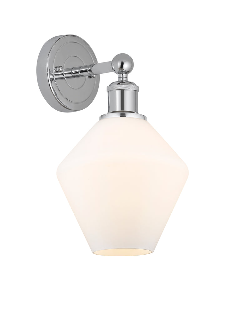 Innovations Lighting Cindyrella 8" Sconce - Polished Chrome Wall Sconces Innovations Lighting Cased Matte White ; Glass Type: White  