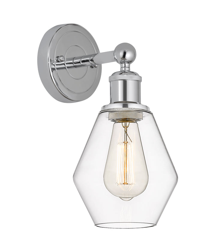 Innovations Lighting Cindyrella 6" Sconce - Polished Chrome Wall Sconces Innovations Lighting Clear ; Glass Type: Clear  