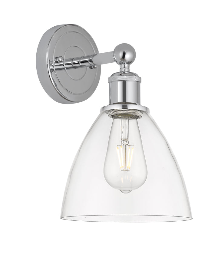 Innovations Lighting Bristol 7.5" Sconce - Polished Chrome Wall Sconces Innovations Lighting Clear ; Glass Type: Clear  