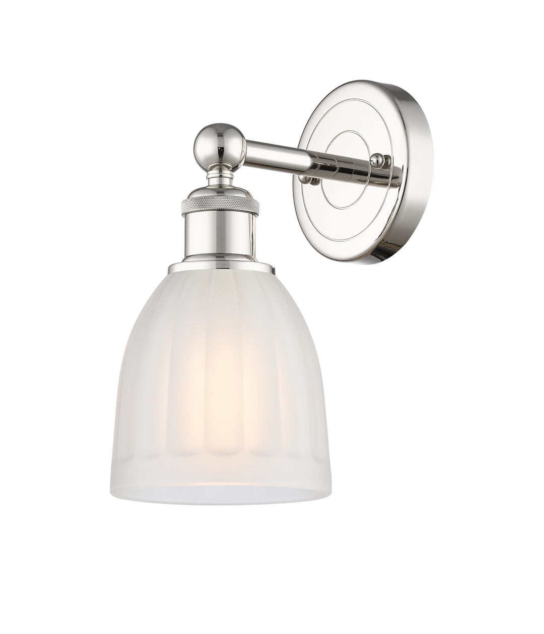 Innovations Lighting Brookfield 6" Sconce - Polished Nickel