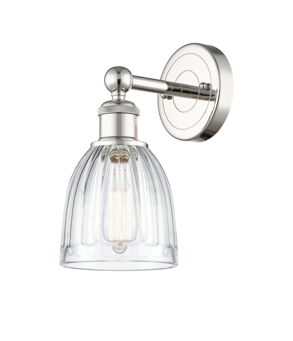 Innovations Lighting Brookfield 6" Sconce - Polished Nickel