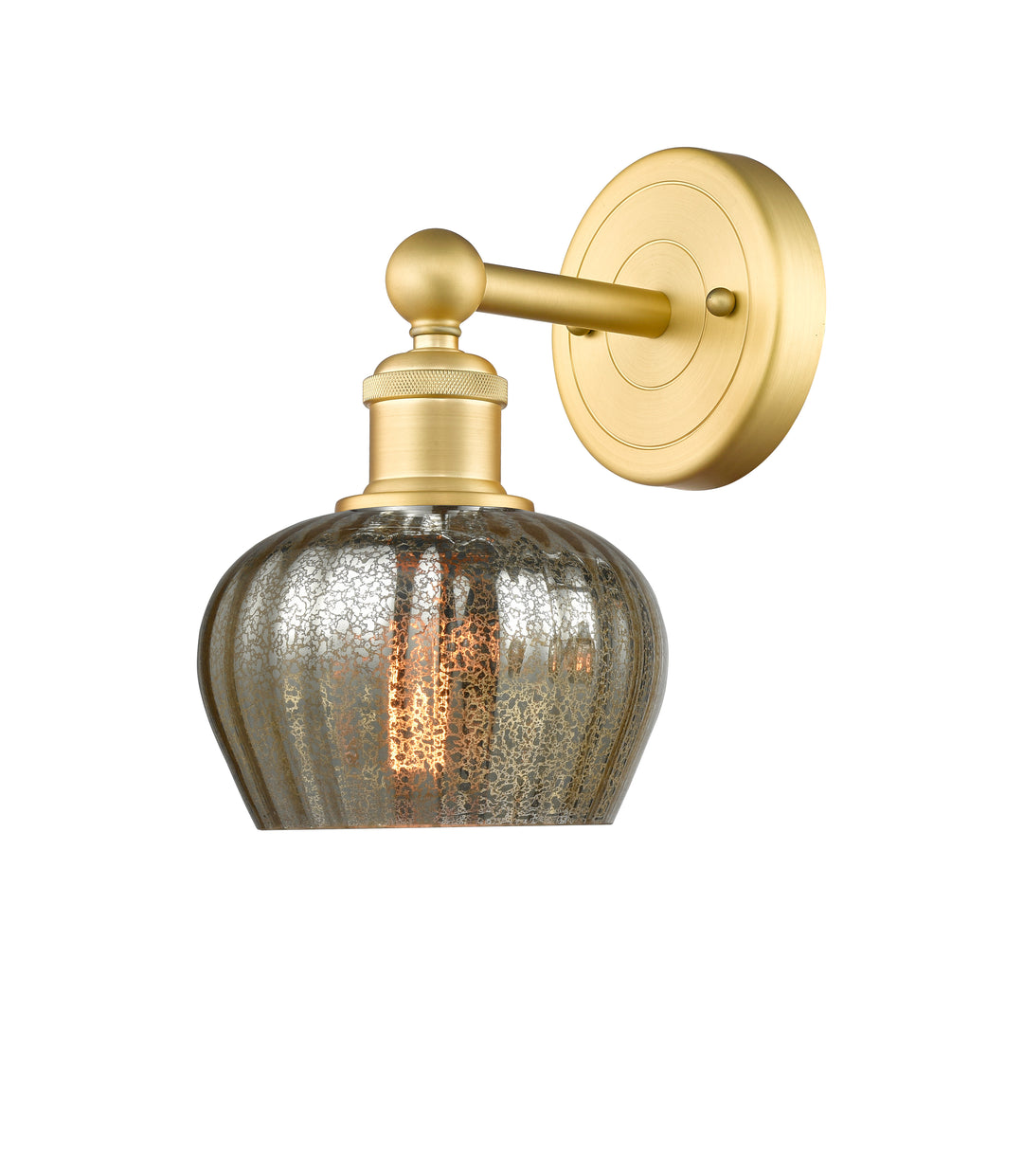 Innovations Lighting Fenton 6.5" Sconce - Satin Gold