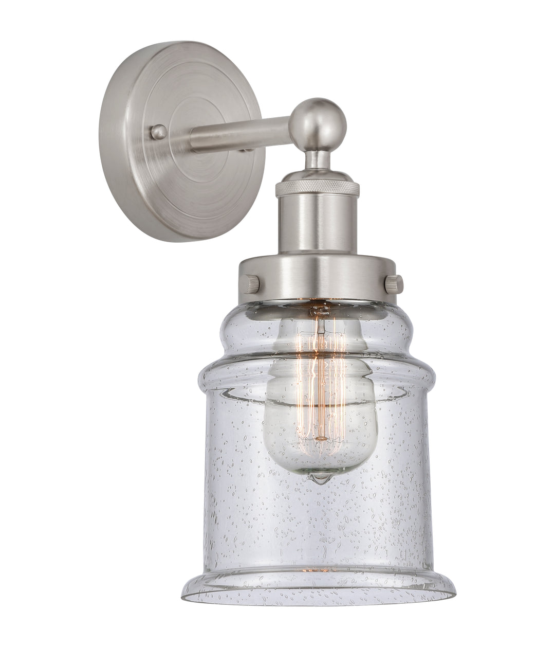 Innovations Lighting Canton 6" Sconce - Brushed Satin Nickel Wall Sconces Innovations Lighting   