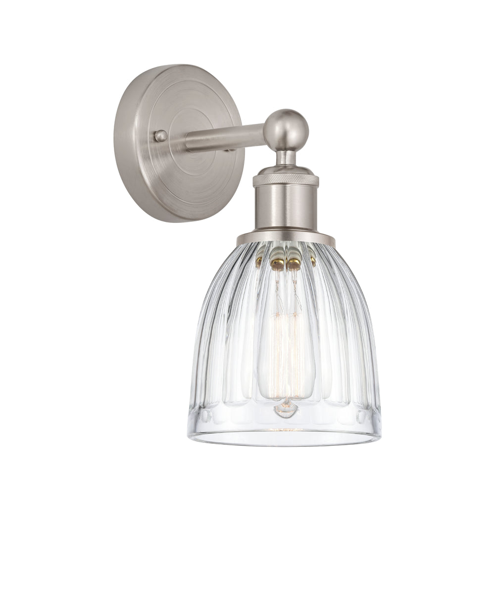 Innovations Lighting Brookfield 6" Sconce - Brushed Satin Nickel