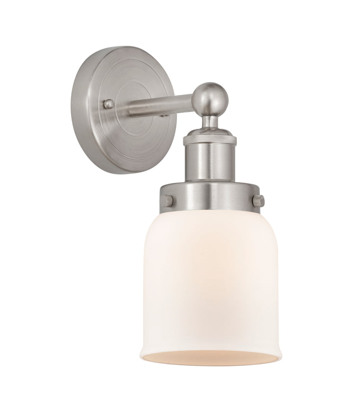 Innovations Lighting Bell 5" Sconce - Brushed Satin Nickel Wall Sconces Innovations Lighting Matte White ; Glass Type: Frosted  