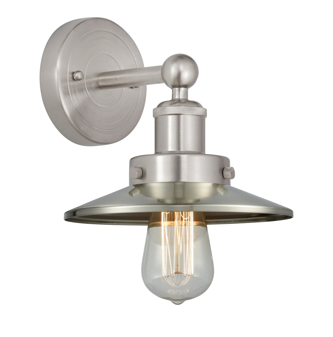 Innovations Lighting Railroad 8" Sconce - Brushed Satin Nickel