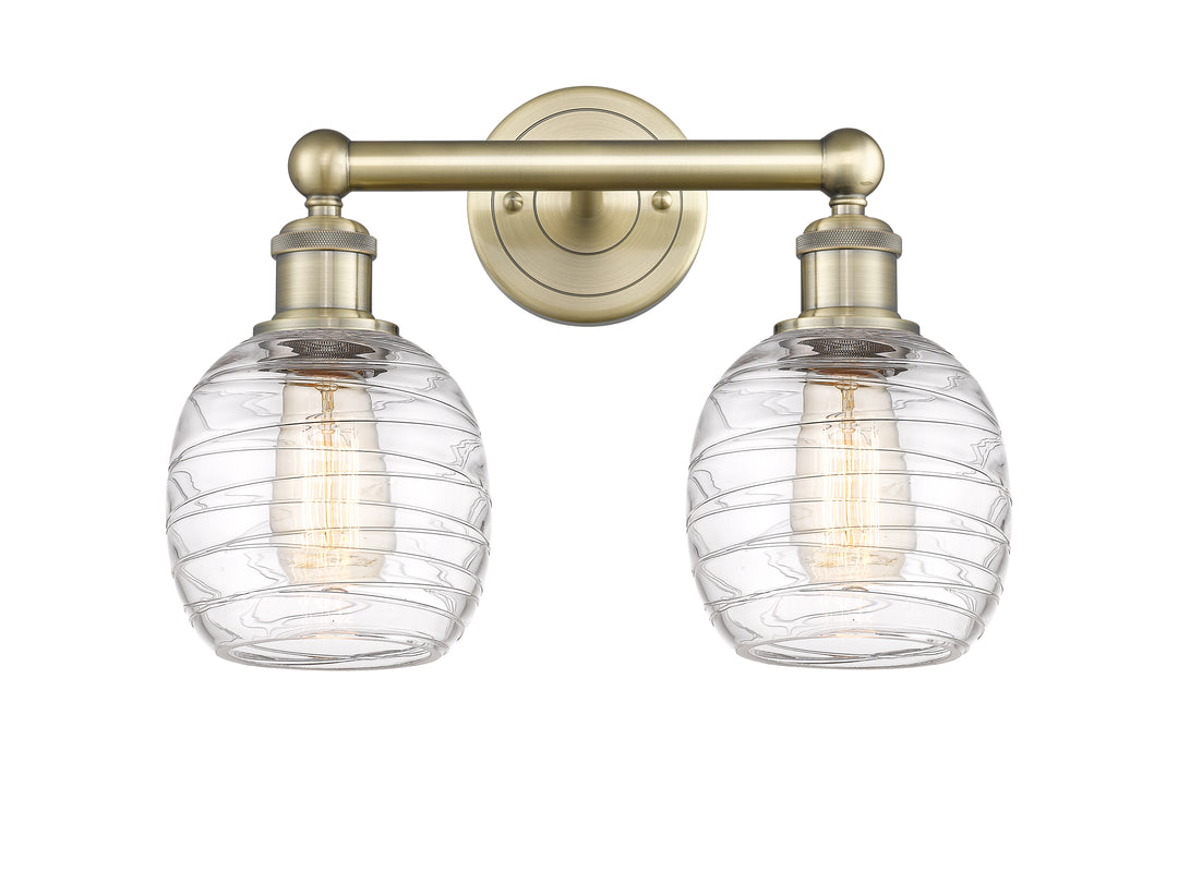 Innovations Lighting Belfast 6" Bath Vanity Light - Antique Brass Vanity Lights Innovations Lighting   