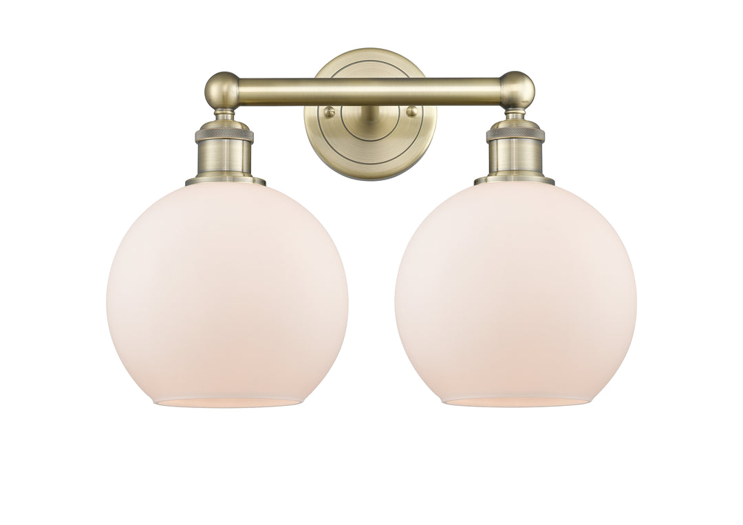 Innovations Lighting Athens 8" Bath Vanity Light - Antique Brass Vanity Lights Innovations Lighting   