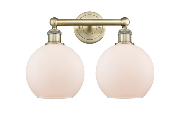 Innovations Lighting Athens 8" Bath Vanity Light - Antique Brass