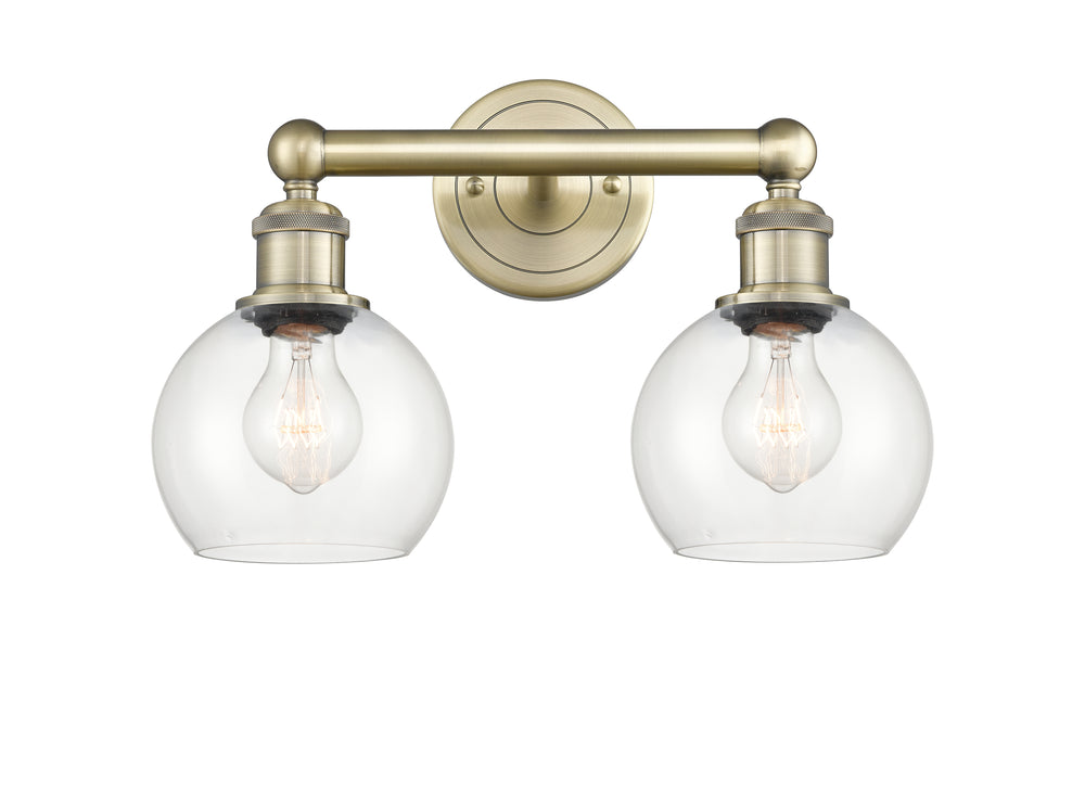 Innovations Lighting Athens 6" Bath Vanity Light - Antique Brass Vanity Lights Innovations Lighting   