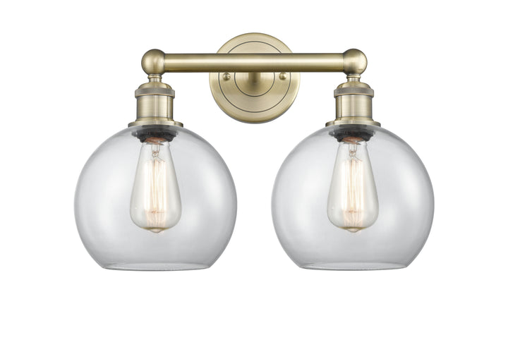 Innovations Lighting Athens 8" Bath Vanity Light - Antique Brass