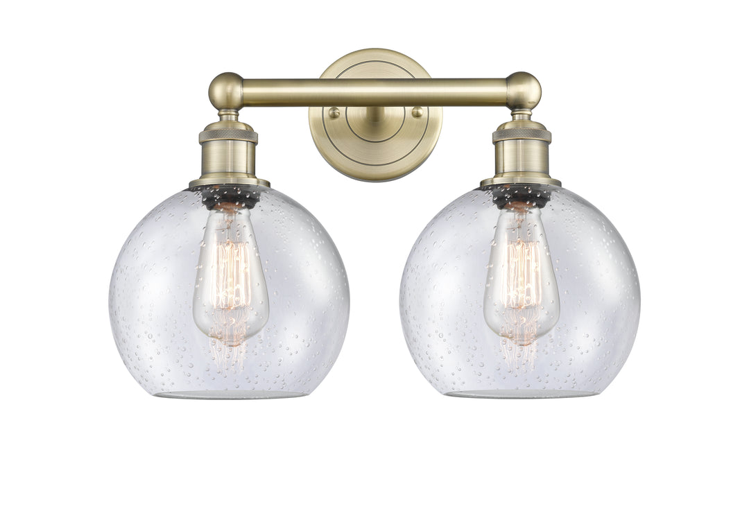 Innovations Lighting Athens 8" Bath Vanity Light - Antique Brass