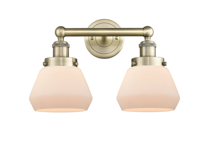 Innovations Lighting Fulton 7" Bath Vanity Light - Antique Brass Vanity Lights Innovations Lighting   