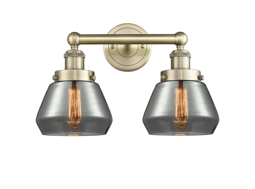 Innovations Lighting Fulton 7" Bath Vanity Light - Antique Brass Vanity Lights Innovations Lighting   