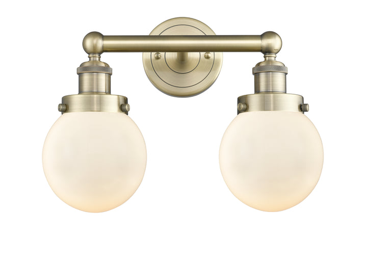 Innovations Lighting Beacon 6" Bath Vanity Light - Antique Brass Vanity Lights Innovations Lighting   