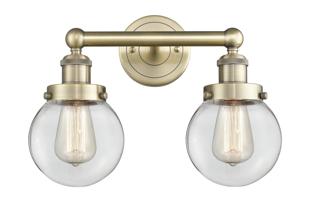 Innovations Lighting Beacon 6" Bath Vanity Light - Antique Brass Vanity Lights Innovations Lighting   