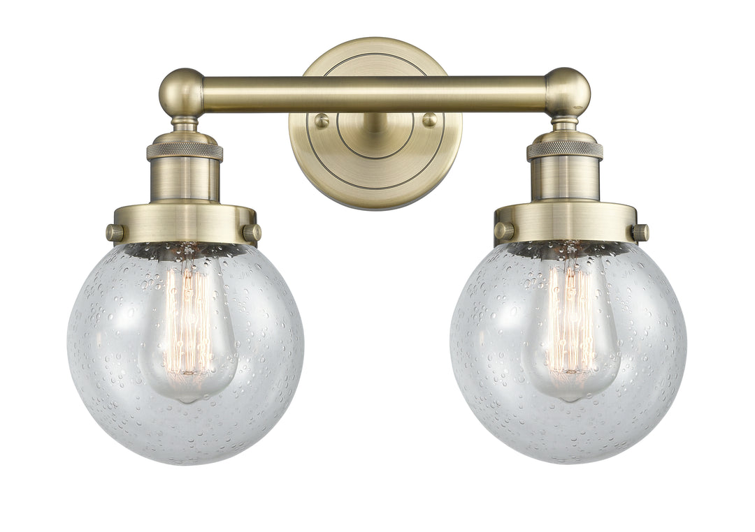 Innovations Lighting Beacon 6" Bath Vanity Light - Antique Brass Vanity Lights Innovations Lighting   