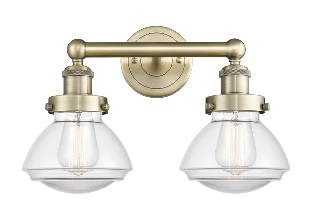 Innovations Lighting Olean 6.75" Bath Vanity Light - Antique Brass Vanity Lights Innovations Lighting   