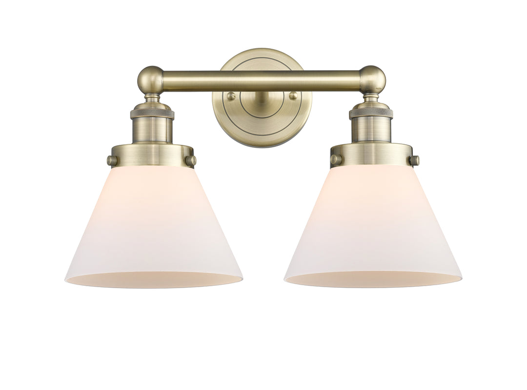 Innovations Lighting Cone 8" Bath Vanity Light - Antique Brass Vanity Lights Innovations Lighting   