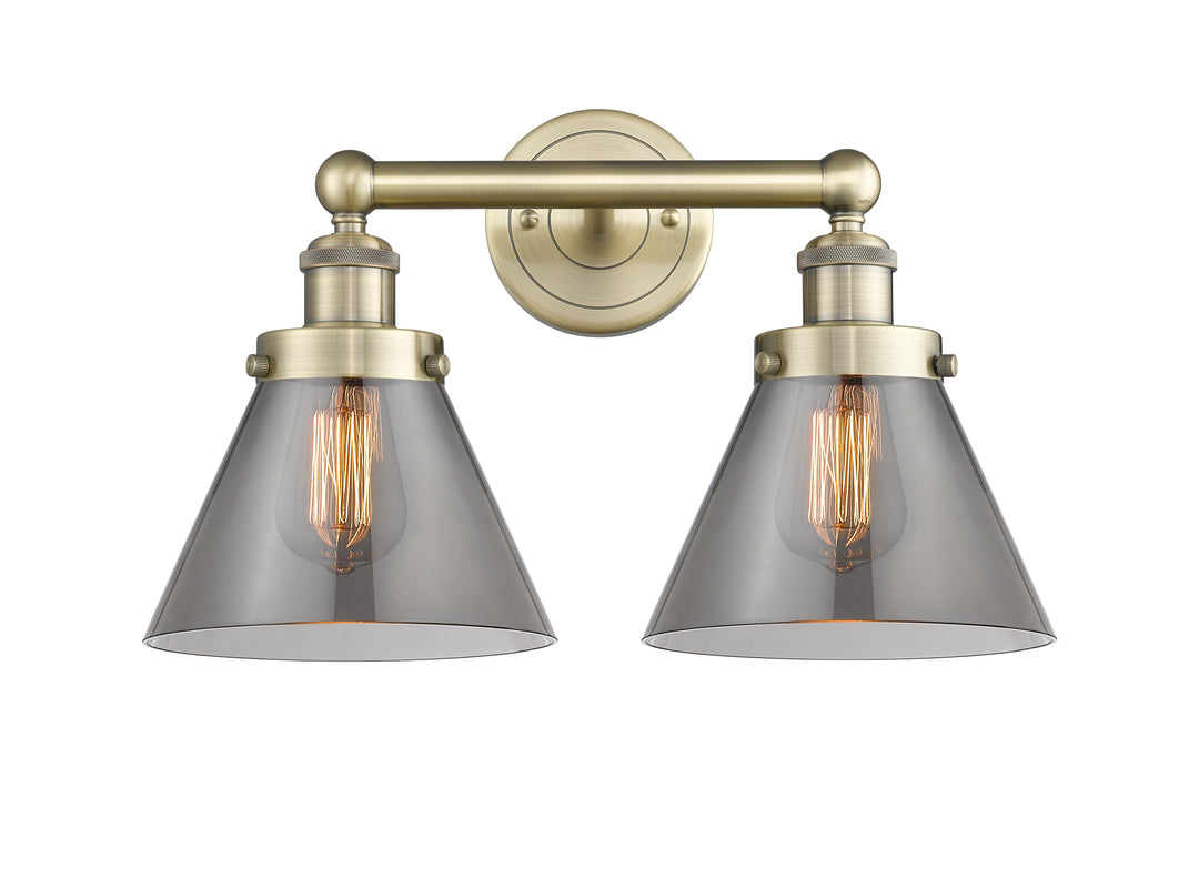 Innovations Lighting Cone 8" Bath Vanity Light - Antique Brass Vanity Lights Innovations Lighting   