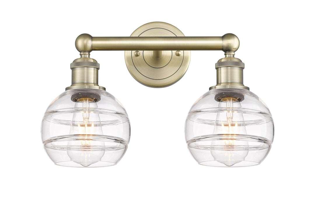 Innovations Lighting Rochester 6" Bath Vanity Light - Antique Brass Vanity Lights Innovations Lighting   