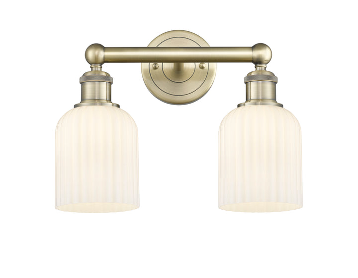 Innovations Lighting Bridal Veil 5" Bath Vanity Light - Antique Brass Vanity Lights Innovations Lighting   