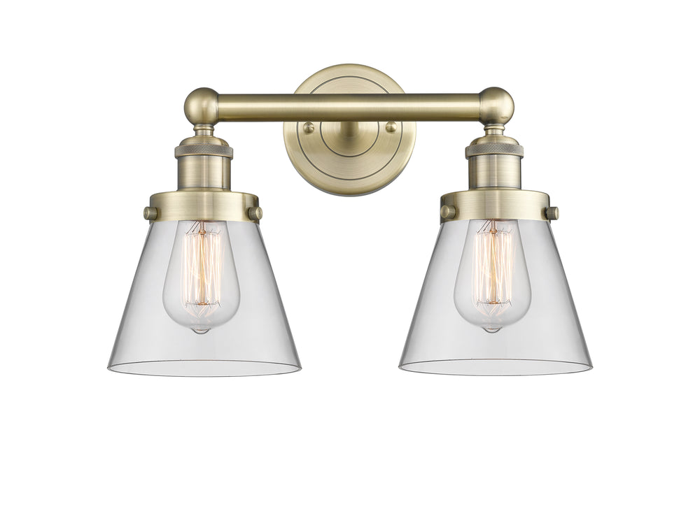 Innovations Lighting Cone 6" Bath Vanity Light - Antique Brass Vanity Lights Innovations Lighting   