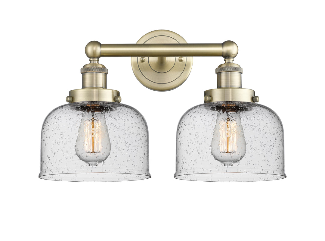 Innovations Lighting Bell 8" Bath Vanity Light - Antique Brass Vanity Lights Innovations Lighting   