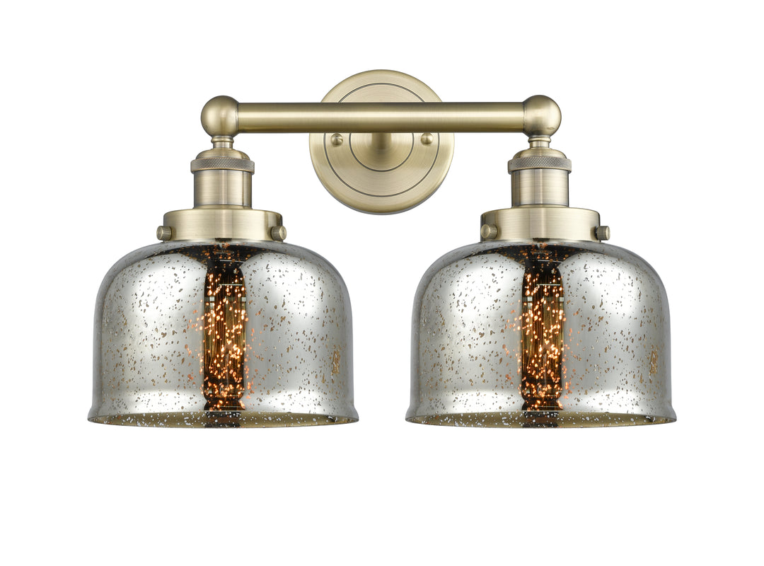 Innovations Lighting Bell 8" Bath Vanity Light - Antique Brass Vanity Lights Innovations Lighting   