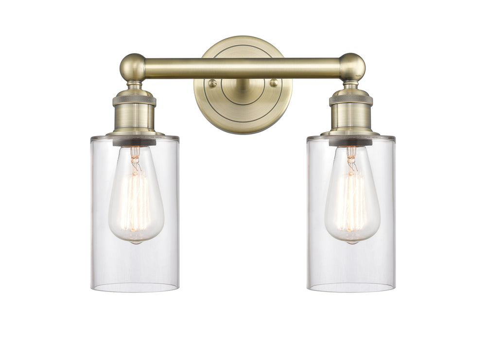 Innovations Lighting Clymer 4" Bath Vanity Light - Antique Brass Vanity Lights Innovations Lighting   