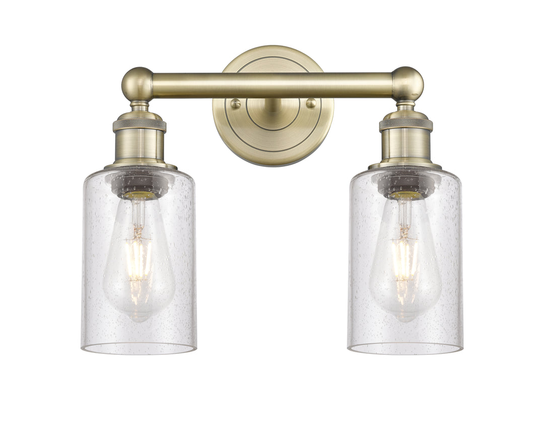 Innovations Lighting Clymer 4" Bath Vanity Light - Antique Brass