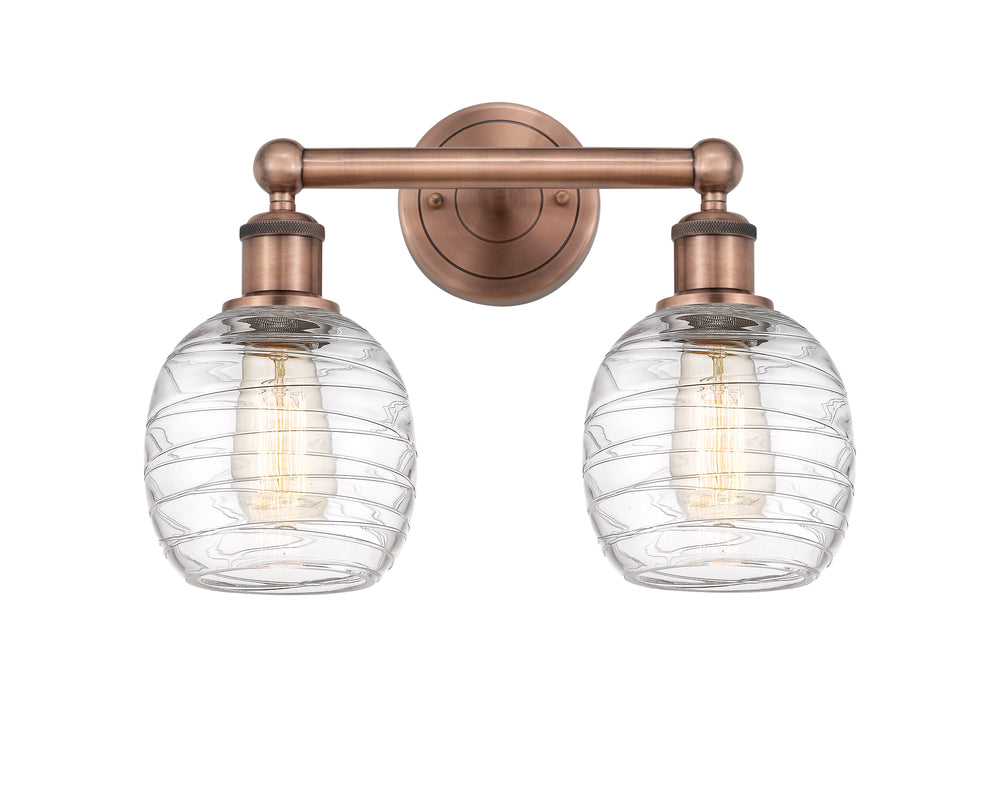 Innovations Lighting Belfast 6" Bath Vanity Light - Antique Copper Vanity Lights Innovations Lighting   