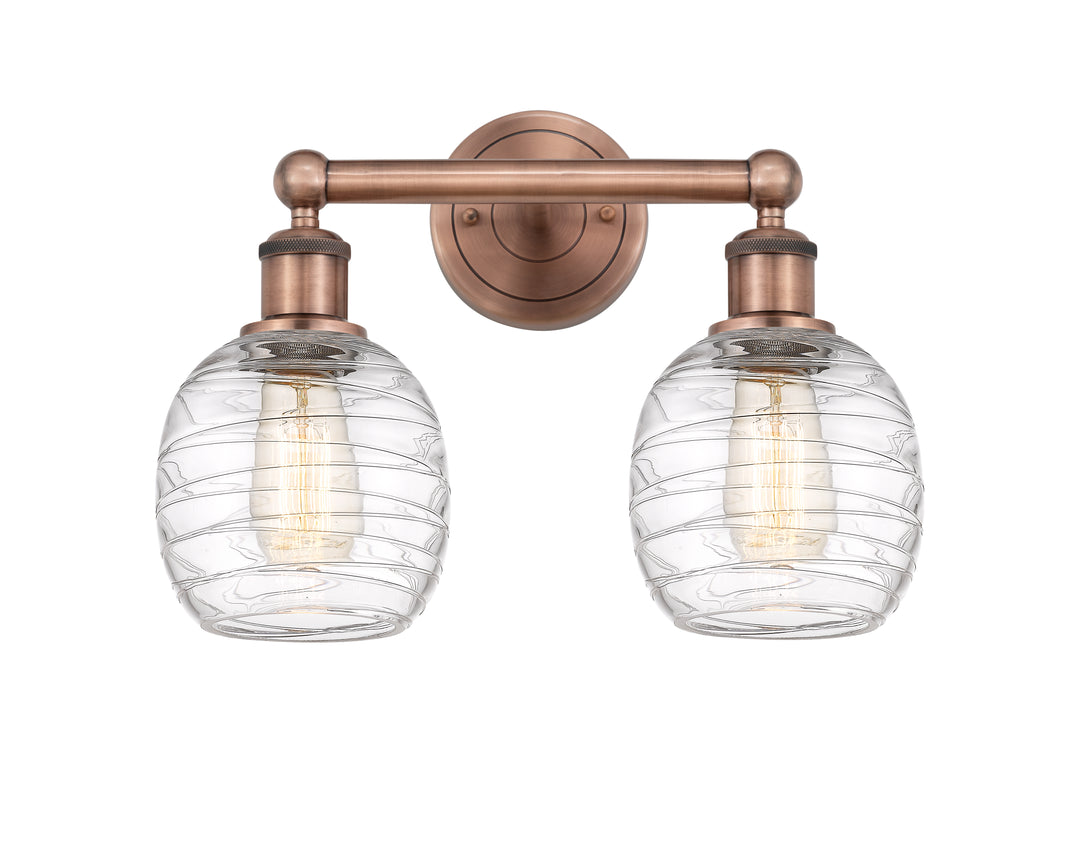 Innovations Lighting Belfast 6" Bath Vanity Light - Antique Copper Vanity Lights Innovations Lighting   