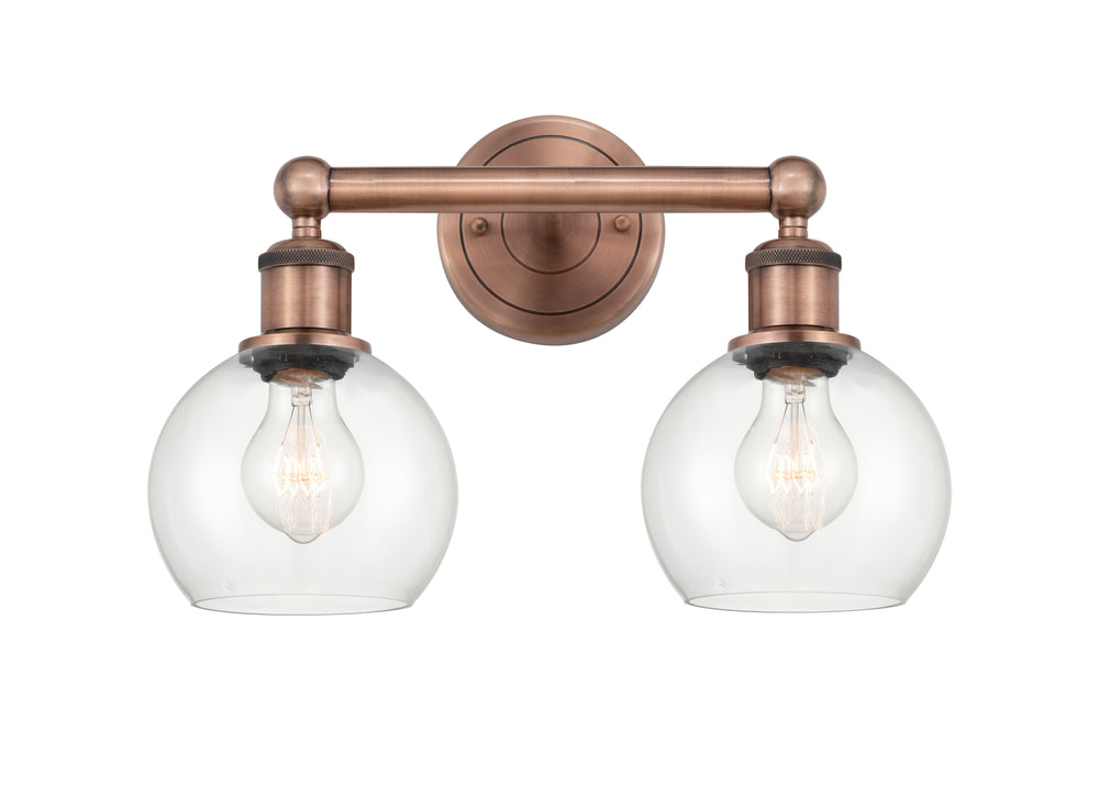 Innovations Lighting Athens 6" Bath Vanity Light - Antique Copper Vanity Lights Innovations Lighting   