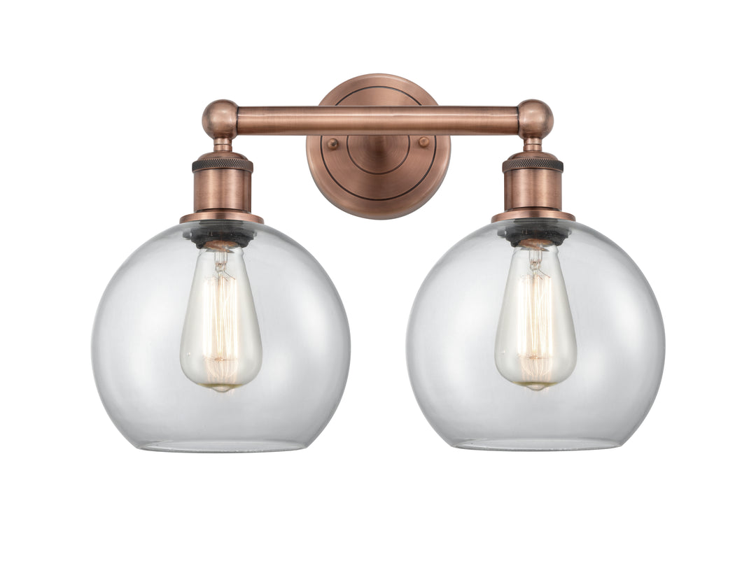 Innovations Lighting Athens 8" Bath Vanity Light - Antique Copper