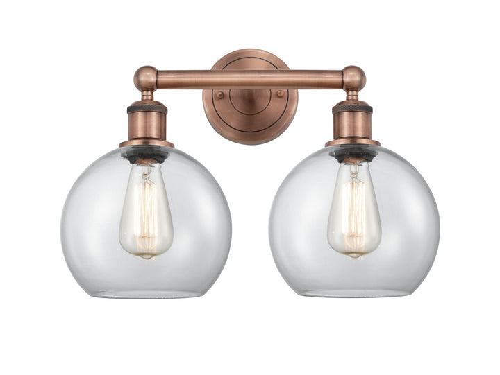 Innovations Lighting Athens 8" Bath Vanity Light - Antique Copper