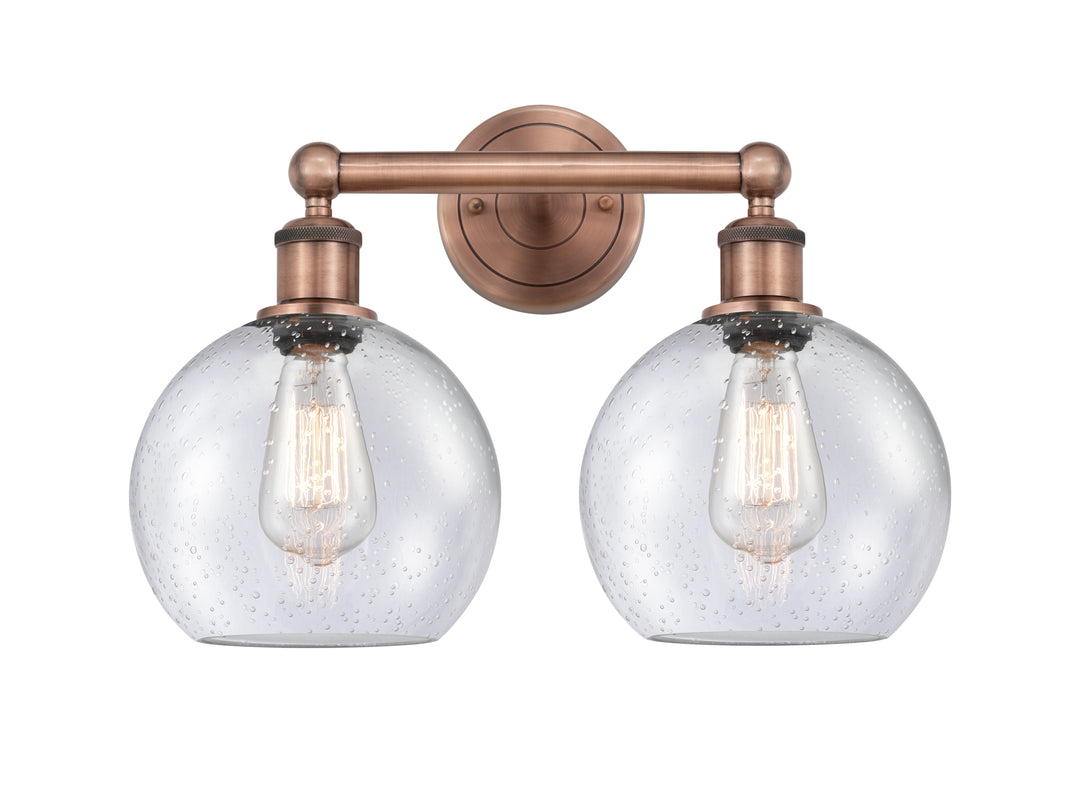 Innovations Lighting Athens 8" Bath Vanity Light - Antique Copper