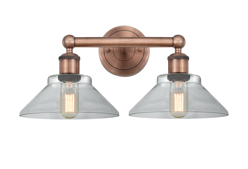 Innovations Lighting Orwell 9" Bath Vanity Light - Antique Copper Vanity Lights Innovations Lighting   