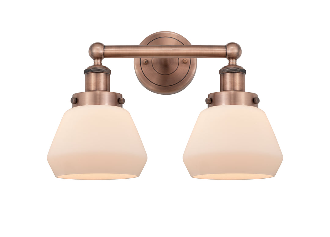 Innovations Lighting Fulton 7" Bath Vanity Light - Antique Copper Vanity Lights Innovations Lighting   