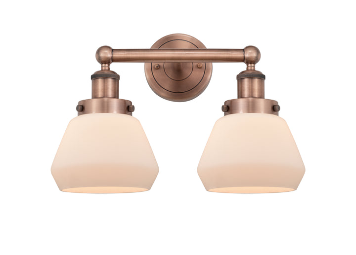 Innovations Lighting Fulton 7" Bath Vanity Light - Antique Copper Vanity Lights Innovations Lighting   