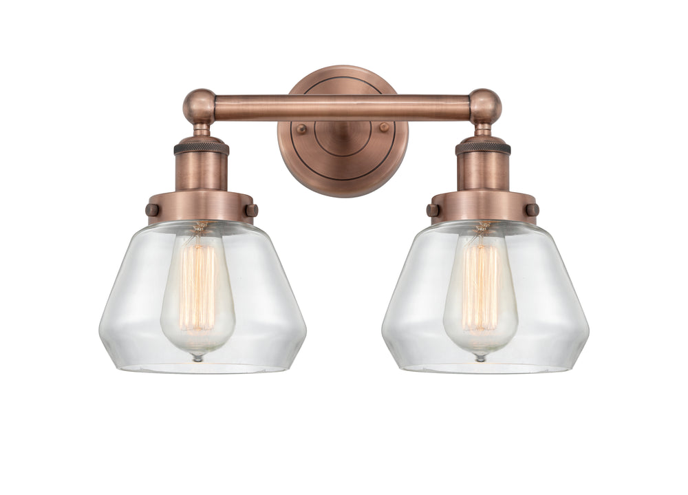 Innovations Lighting Fulton 7" Bath Vanity Light - Antique Copper Vanity Lights Innovations Lighting   