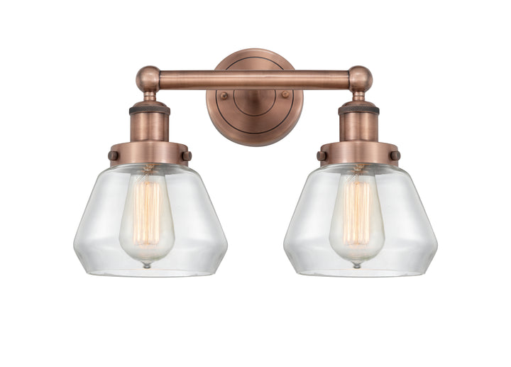 Innovations Lighting Fulton 7" Bath Vanity Light - Antique Copper Vanity Lights Innovations Lighting   