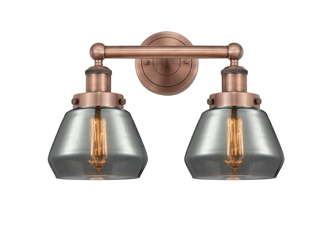 Innovations Lighting Fulton 7" Bath Vanity Light - Antique Copper Vanity Lights Innovations Lighting   