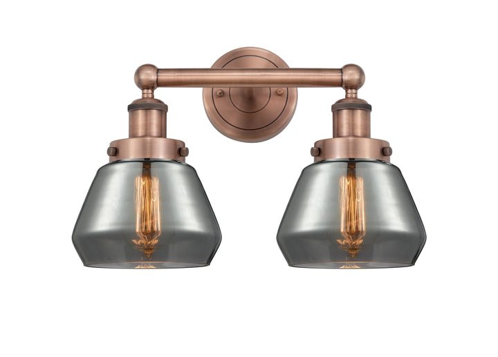 Innovations Lighting Fulton 7" Bath Vanity Light - Antique Copper Vanity Lights Innovations Lighting   