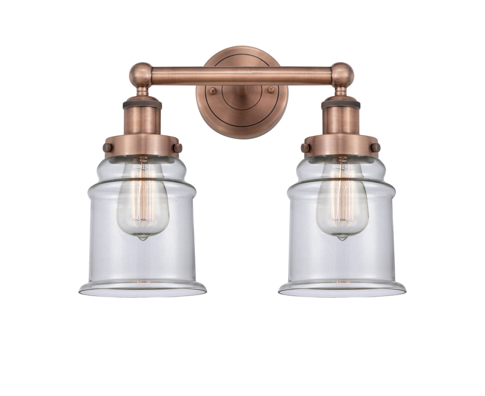 Innovations Lighting Canton 6" Bath Vanity Light - Antique Copper Vanity Lights Innovations Lighting   