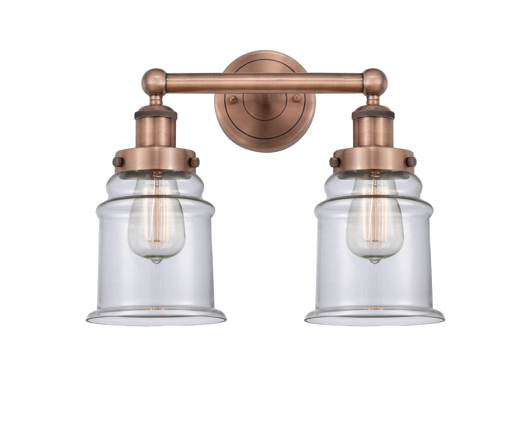 Innovations Lighting Canton 6" Bath Vanity Light - Antique Copper Vanity Lights Innovations Lighting   