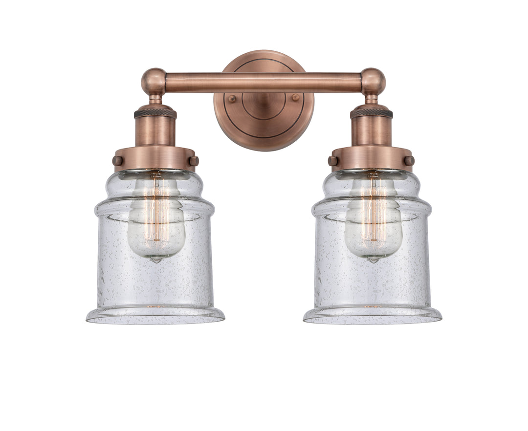 Innovations Lighting Canton 6" Bath Vanity Light - Antique Copper Vanity Lights Innovations Lighting   