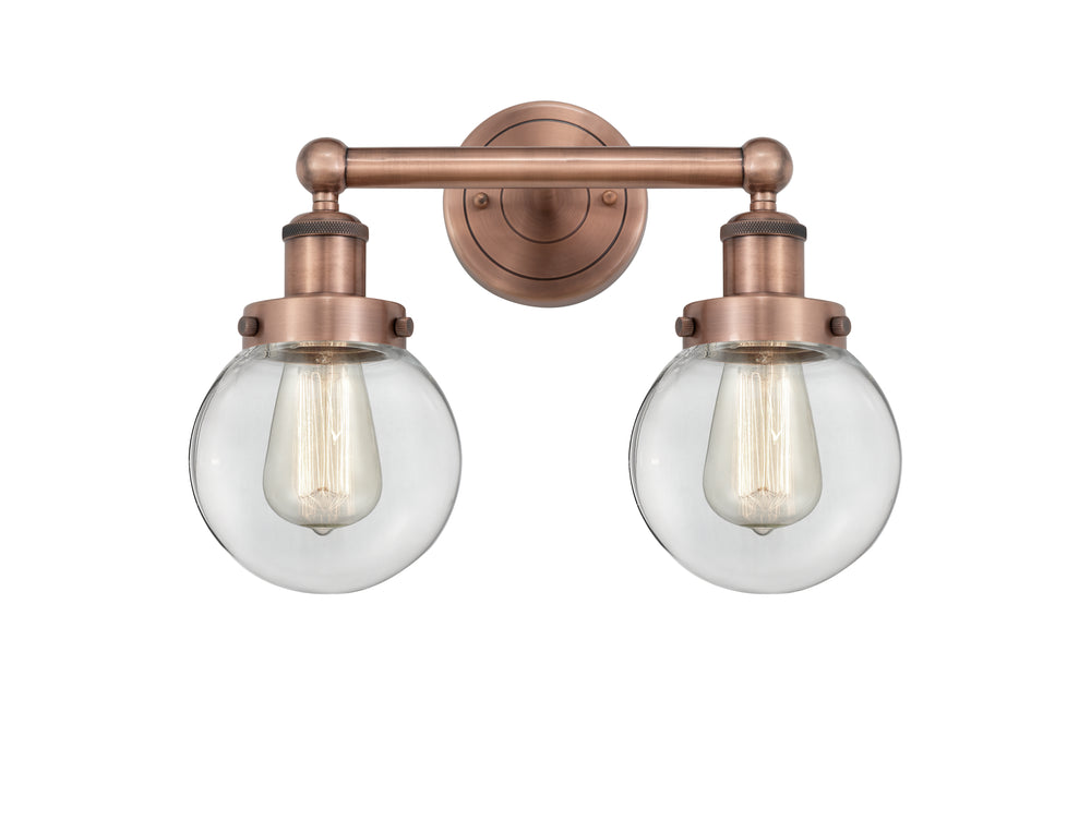 Innovations Lighting Beacon 6" Bath Vanity Light - Antique Copper Vanity Lights Innovations Lighting   