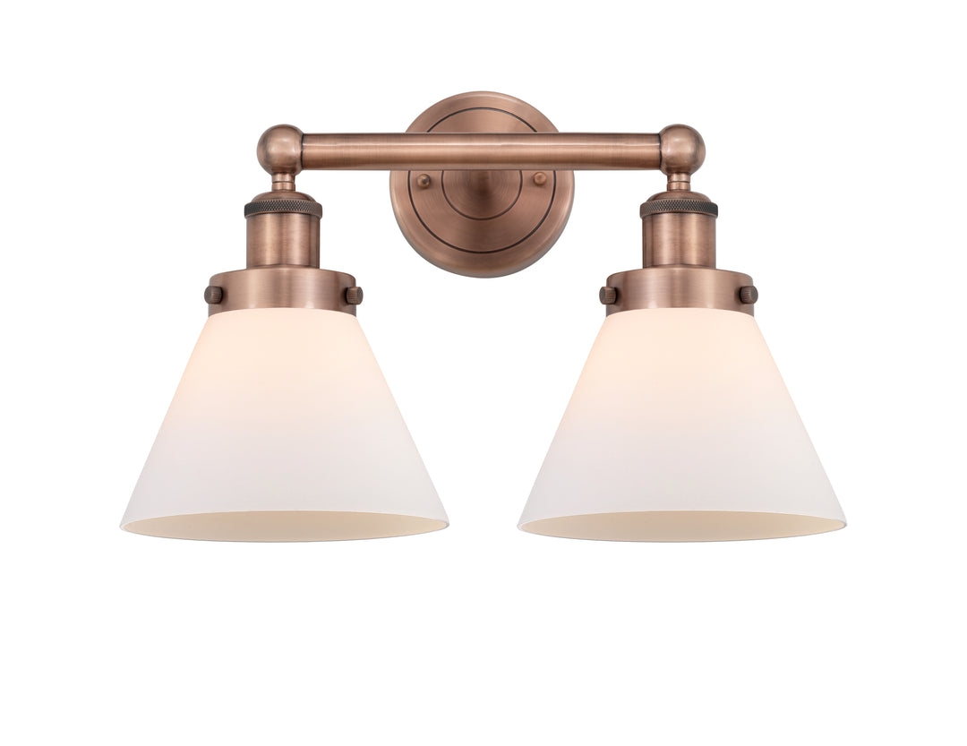 Innovations Lighting Cone 8" Bath Vanity Light - Antique Copper Vanity Lights Innovations Lighting   