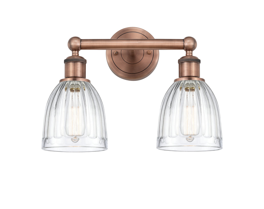 Innovations Lighting Brookfield 6" Bath Vanity Light - Antique Copper Vanity Lights Innovations Lighting   